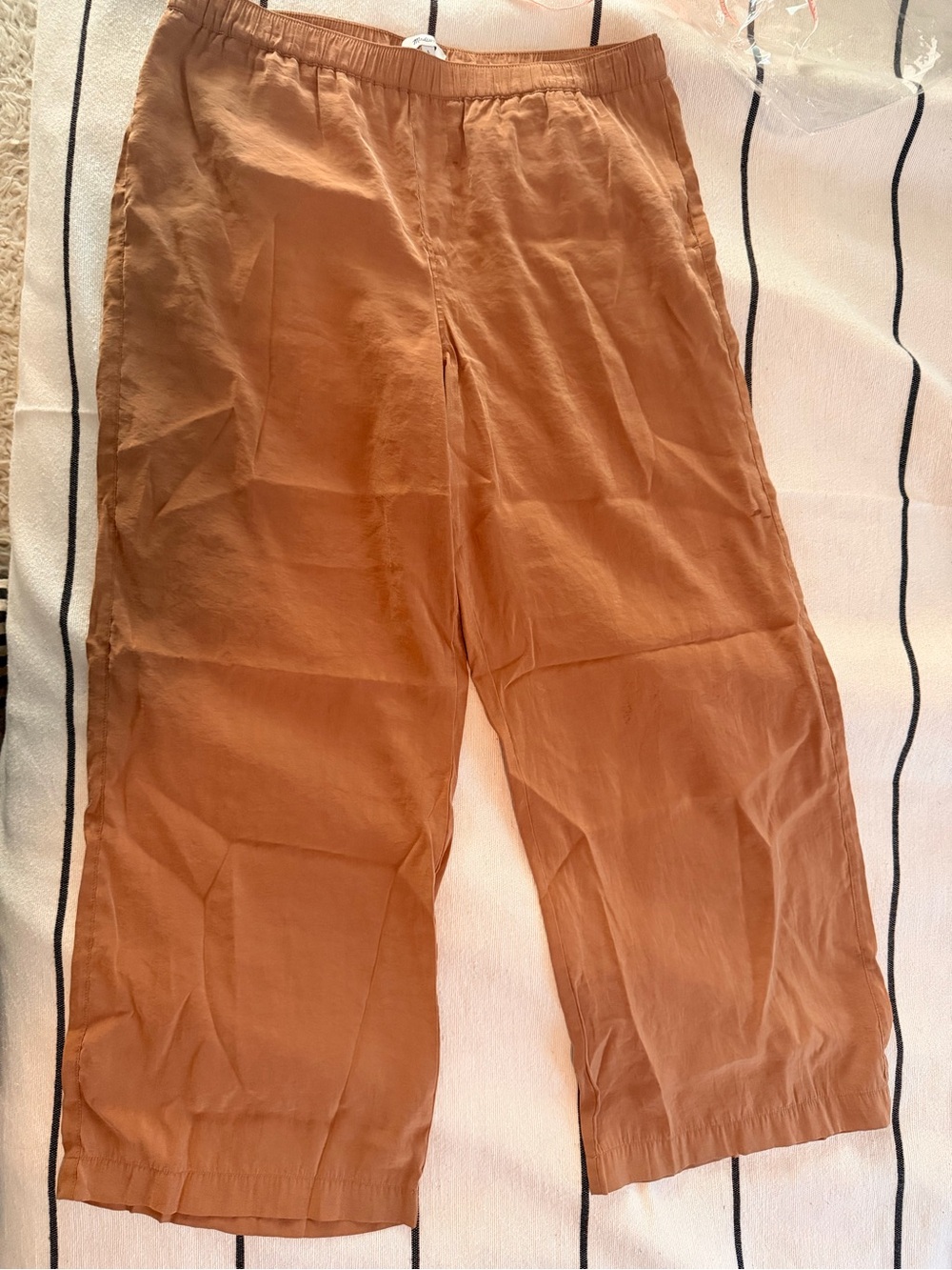 Madewell Pull On Wide Leg Drapey Trouser Pants